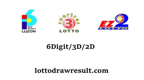 October 4, 2021 Monday 2D / 3D / 4D Philippine Lotto Game .